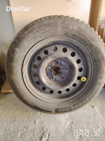комплект зимни гуми със стоманени джанти , снимка 4 - Гуми и джанти - 49714833