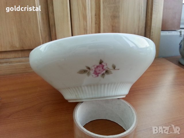 Стар български порцелан купа голяма