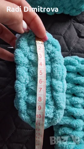 Бебешка шапка и ботушки handmade, снимка 12 - Комплекти за бебе - 48874942