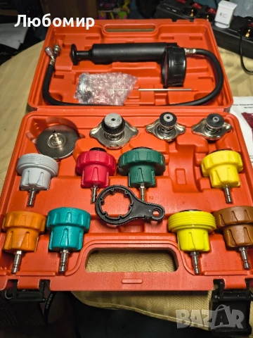 Универсален тестер за охладителна система, 14 броя, цветно кодирани , снимка 2 - Други инструменти - 50753955