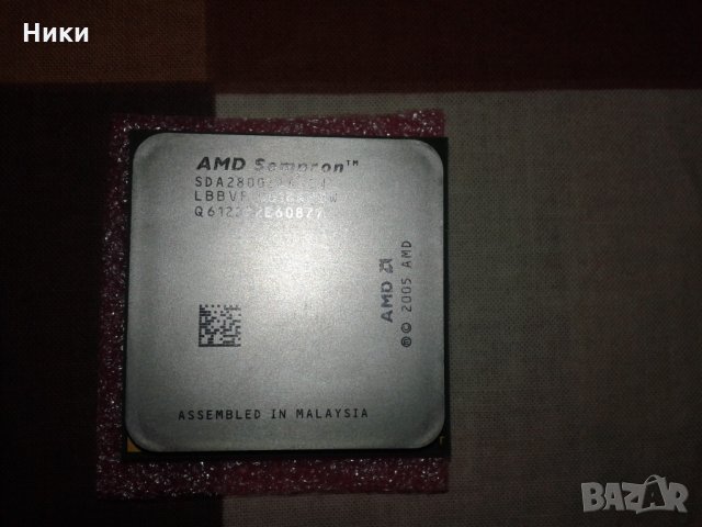 Продавам  процесор AMD Sempron 64 2800+ (SDA2800IAA2CN), снимка 3 - Процесори - 30270741