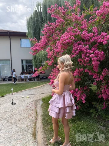 Официална рокля розова, снимка 2 - Рокли - 55711582