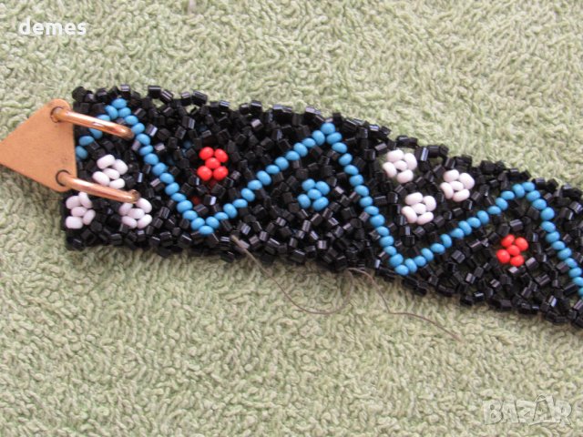 Колан от маниста с геометрични фигури от времето на соца, снимка 6 - Други ценни предмети - 32078039