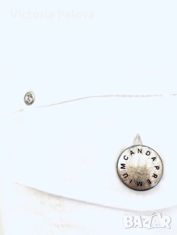 Класическо бяло яке деним премиум, снимка 5 - Якета - 52536458