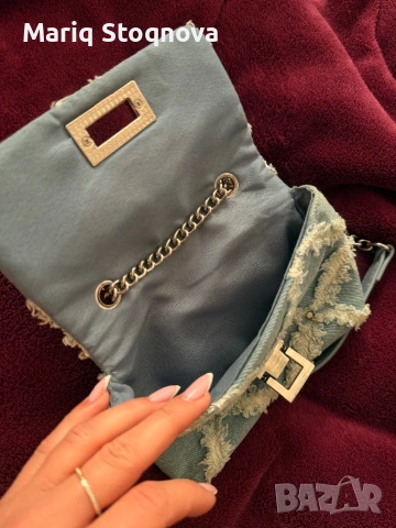 Bershka дънкова чантичка, снимка 3 - Чанти - 53980976