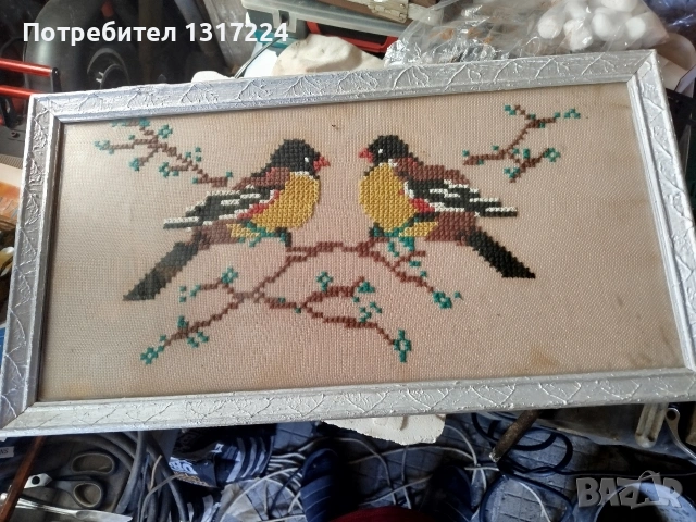 Стар гоблен *****, снимка 2 - Гоблени - 54320877