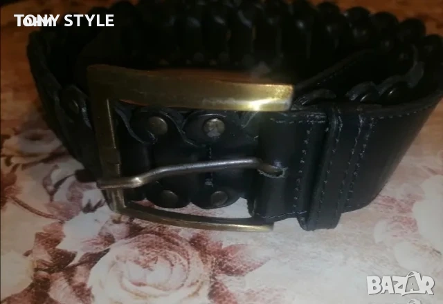 Нов Дамски Колан Изцяло от Естествена Кожа 115см., снимка 4 - Колани - 51644414