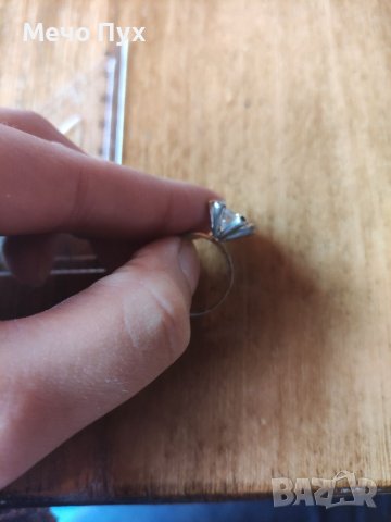 Сребърен пръстен (68), снимка 8 - Пръстени - 38586262