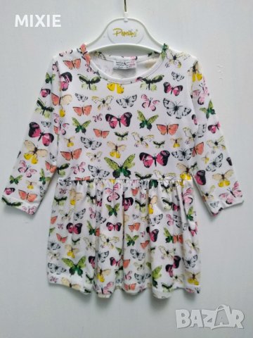 Намалена! Нова детска рокля Пеперуди , снимка 1