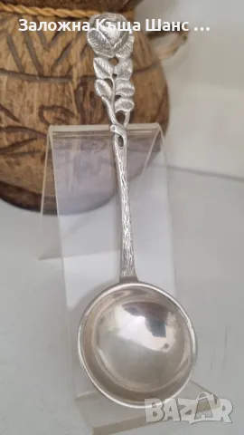 Стара сребърна лъжичка Antico 800