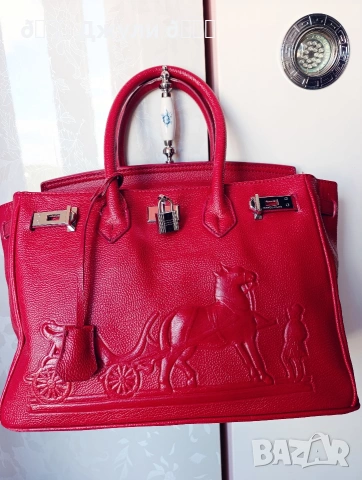 Дамска чанта Hermes Birkin Оригинал, снимка 5 - Чанти - 54292841