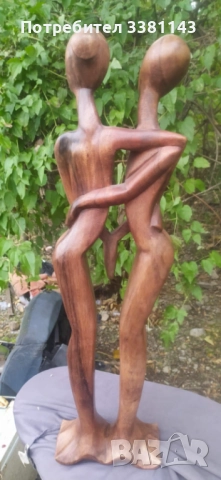 Продавам скулптура от дърво, снимка 4 - Статуетки - 52018177