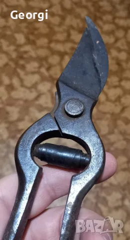 немска стара лозарска ножица има маркировка на нея, снимка 3 - Градински инструменти - 49507356