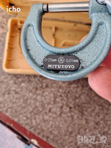 Микрометър mitutoyo шублер, снимка 3 - Шублери - 51165171