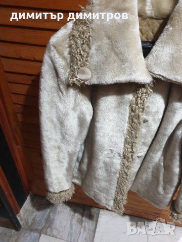 Дамско Палто с косъм Александров&ко, снимка 2 - Палта, манта - 34922033