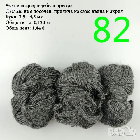Остатъци от прежди, евтини прежди в малки количества - нови и остатъци, снимка 6 - Други стоки за дома - 52171080