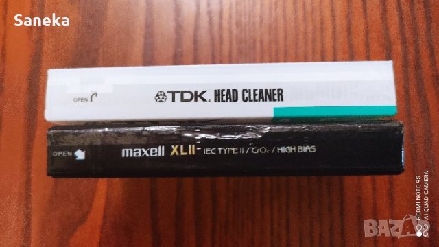 MAXELL XL II 90,TDK HEAD CLEANER, снимка 6 - Аудио касети - 36633913