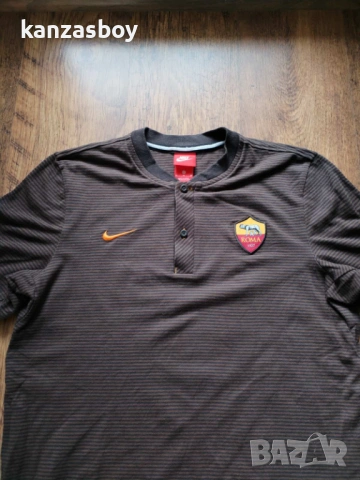  Nike AS Roma 17/18 - мъжка фенска тениска М, снимка 4 - Тениски - 54155962