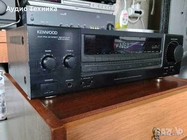 Усилвател с вграден тунер Kenwood KR-A3060. Прекрасно състояние! Разгледайте и другите ми обяви., снимка 3 - Ресийвъри, усилватели, смесителни пултове - 49125832