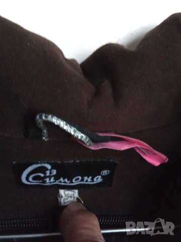 Дамско велурено манто, снимка 2 - Палта, манта - 44277500