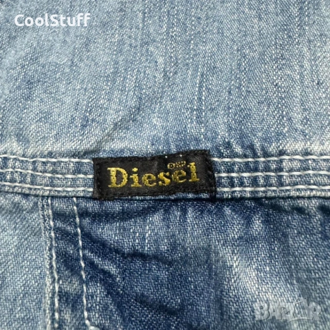 Мъжка Дънкова Риза Diesel Vintage 90’s Размер XL, снимка 3 - Ризи - 53937384