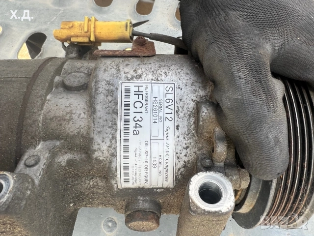 Компресор климатик Ситроен Ц2 2003г. 1.4i 75кс , снимка 2 - Части - 54270478