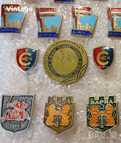 Стари значки свързани с Варна