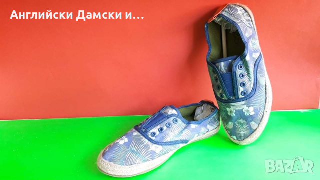 английски дамски еспадрили-M&S, снимка 3 - Дамски ежедневни обувки - 21745528