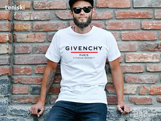 Тениски Givenchy Живанши принт. Модели и цветове, снимка 7 - Тениски - 28222955