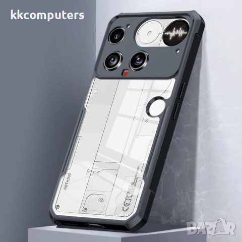 XUNDD Калъф за Nothing Phone (3) 5G с Прозрачен акрилен гръб- TPU рамка, Airbag технология, вкл. Про, снимка 7 - Калъфи, кейсове - 52652504