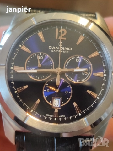 Мъжки масивен часовник Cronograph/Candino модел 4322, снимка 5 - Мъжки - 52392777