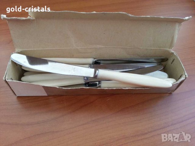 Руски прибори ножове в кутия, снимка 5 - Антикварни и старинни предмети - 30635792