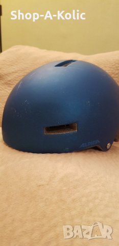 ALPINA Airtime Leisure Commuter BMX Bike Helmet, 6 Vents Blue