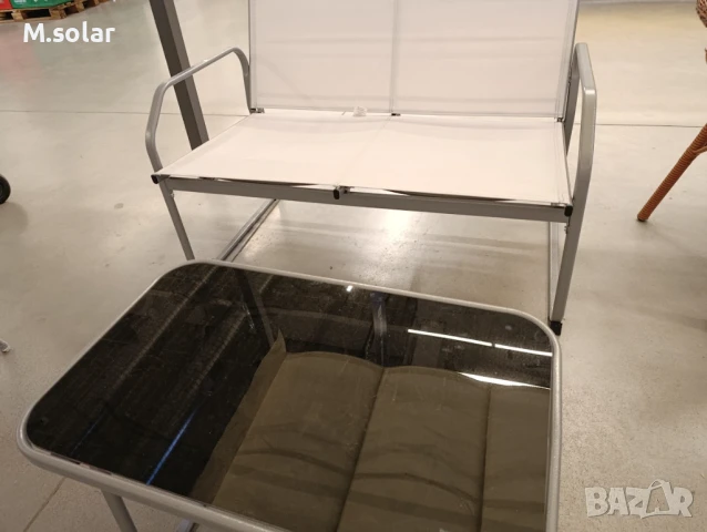 Градинска маса диван и два стола комплект  4 части., снимка 5 - Градински мебели, декорация  - 50942138