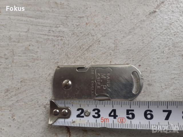 Колекционерско старо сгъваемо бръснарско ножче самобръсначка, снимка 7 - Антикварни и старинни предмети - 53363677