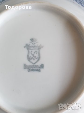Порцеланова немска чинийка, снимка 3 - Чинии - 35305778