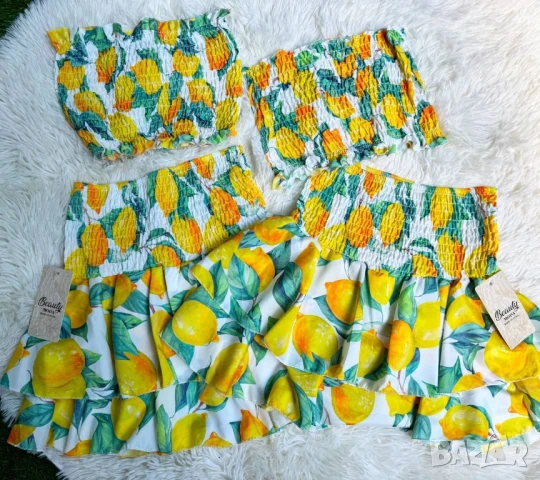 дамски комплекти с череши или лимони, снимка 4 - Комплекти - 50868632