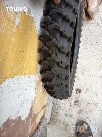 Задна кросова гума Dunlop 90/100/16, снимка 4 - Гуми и джанти - 51484052