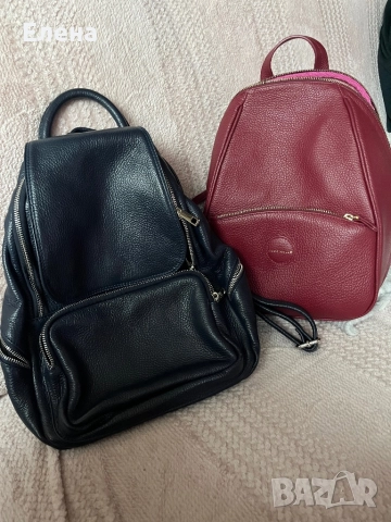 Две кожени раници, снимка 4 - Раници - 52451675