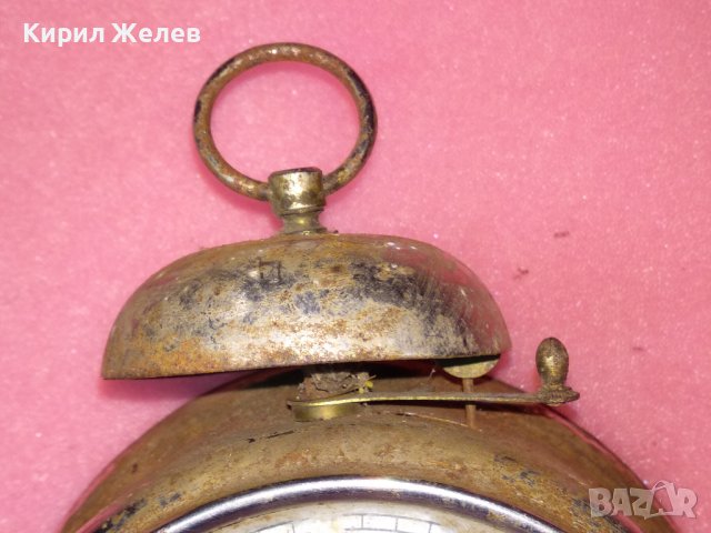 СТАРИНЕН НЕМСКИ КОЛЕКЦИОНЕРСКИ МЕХАНИЧЕН РЕТРО БУДИЛНИК от ЦАРСКО ВРЕМЕ 43625, снимка 7 - Антикварни и старинни предмети - 44466187