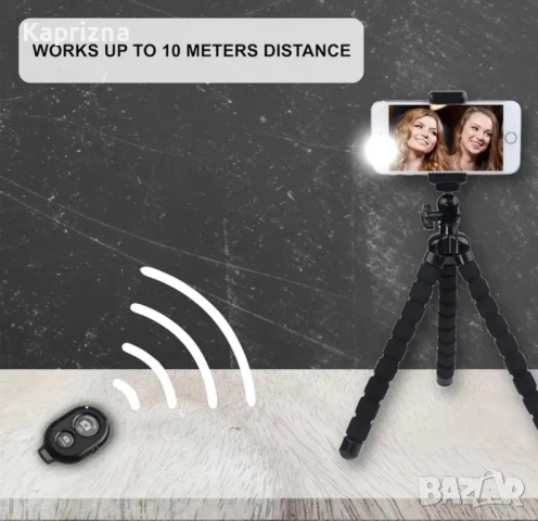 безжично Bluetooth дистанционно управление, снимка 3 - Селфи стикове, аксесоари - 50809830