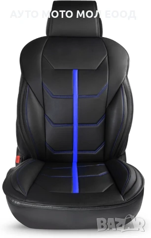 Универсална подложка за седалка Sparco - Черно/Синьо.