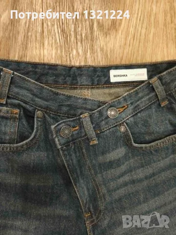 НОВИ дънки Bershka, широки крачоли, снимка 5 - Дънки - 55770906