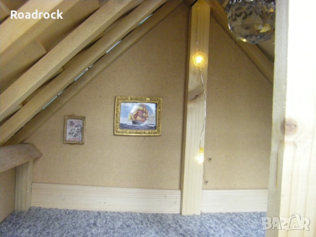 Къща за кукли от дърво - уникат, снимка 2 - Кукли - 52856097