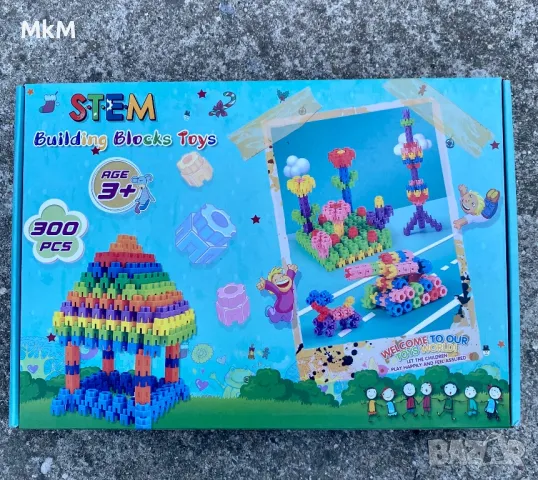 Страхотен конструктор с 300 части  STEM Building blocks toy , снимка 6 - Образователни игри - 48396727