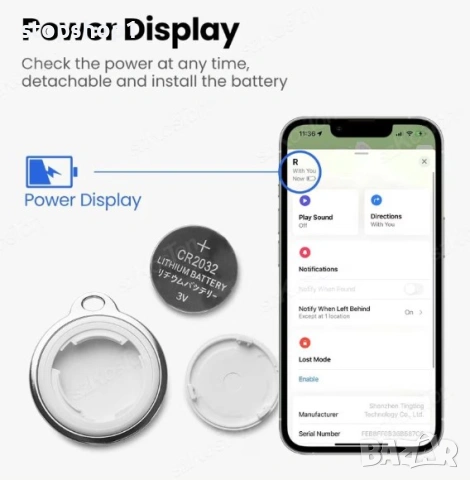 Air Tag Collar, Apple Find My Global Coverage Tracker. за котки, кучета, малки, средни животни, отра, снимка 2 - За кучета - 54194250