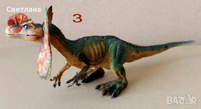 Фигурки на животни от юрския период с подвижни усти, снимка 3 - Фигурки - 52405301