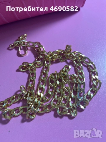 Розова чанта от еко кожа, снимка 6 - Чанти - 53046403