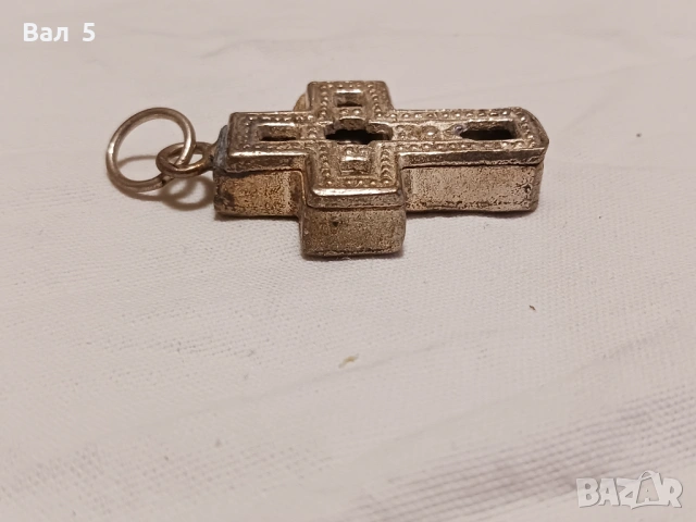 Възрожденски реликвен кръст , кръстче - Енколпион . РЕПЛИКА, снимка 3 - Антикварни и старинни предмети - 52938264