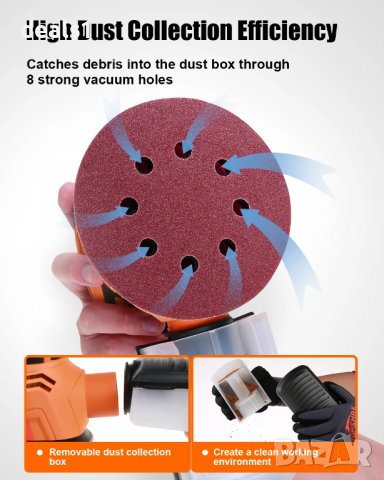 TOPSHAK TS-SD4 240W Електрическа Шлайфмашина, снимка 10 - Други инструменти - 37390462